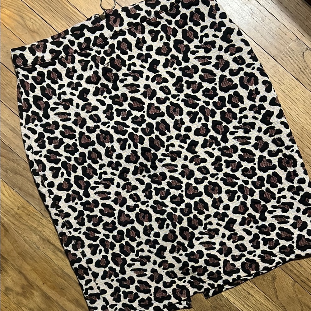 Leopard Print Skirt
